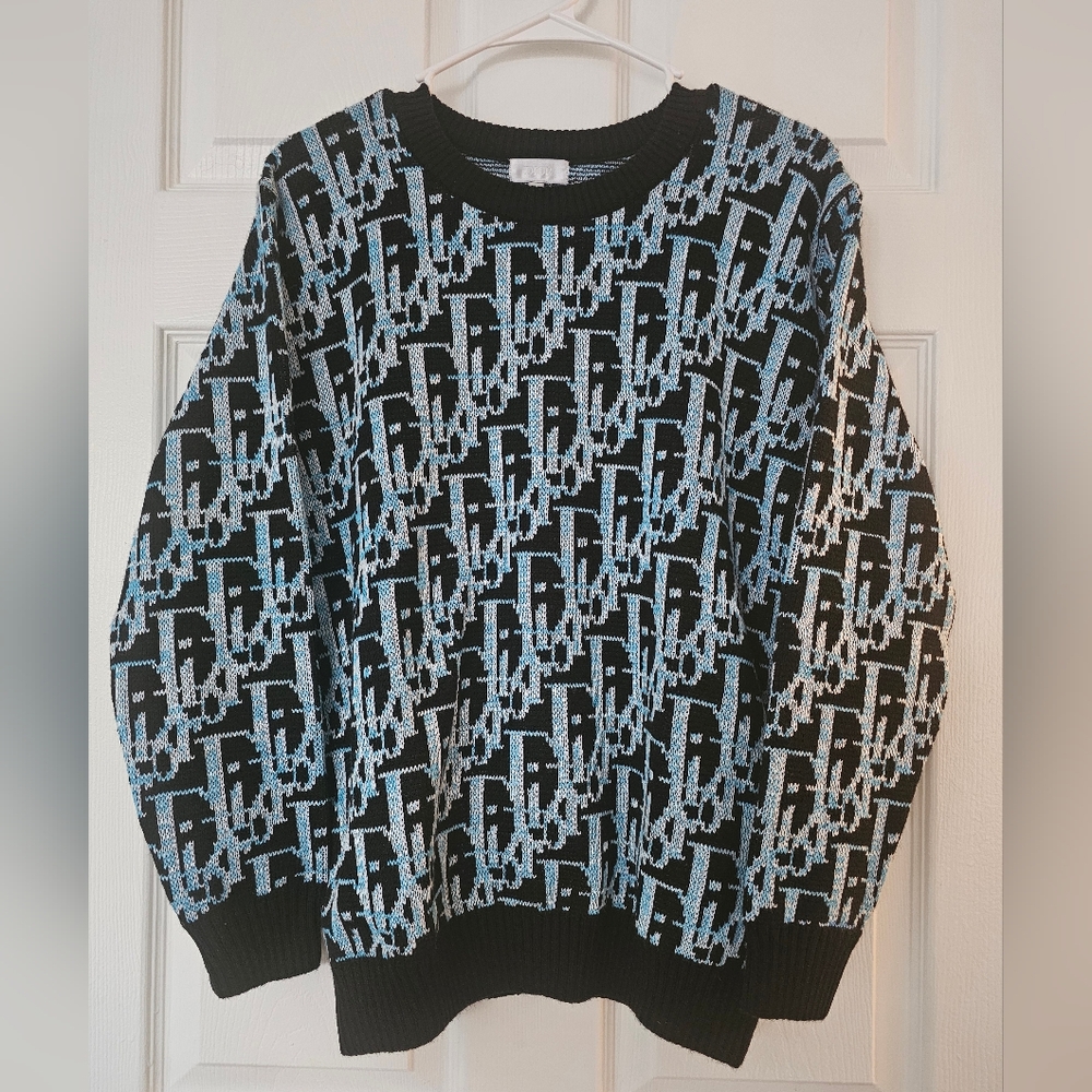 Dior oblique sweater sz M